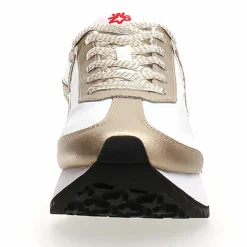 Sneakers en Cuir Kis blanc/doré-W6YZ Discount