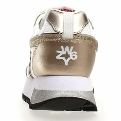 Sneakers en Cuir Kis blanc/doré-W6YZ Discount