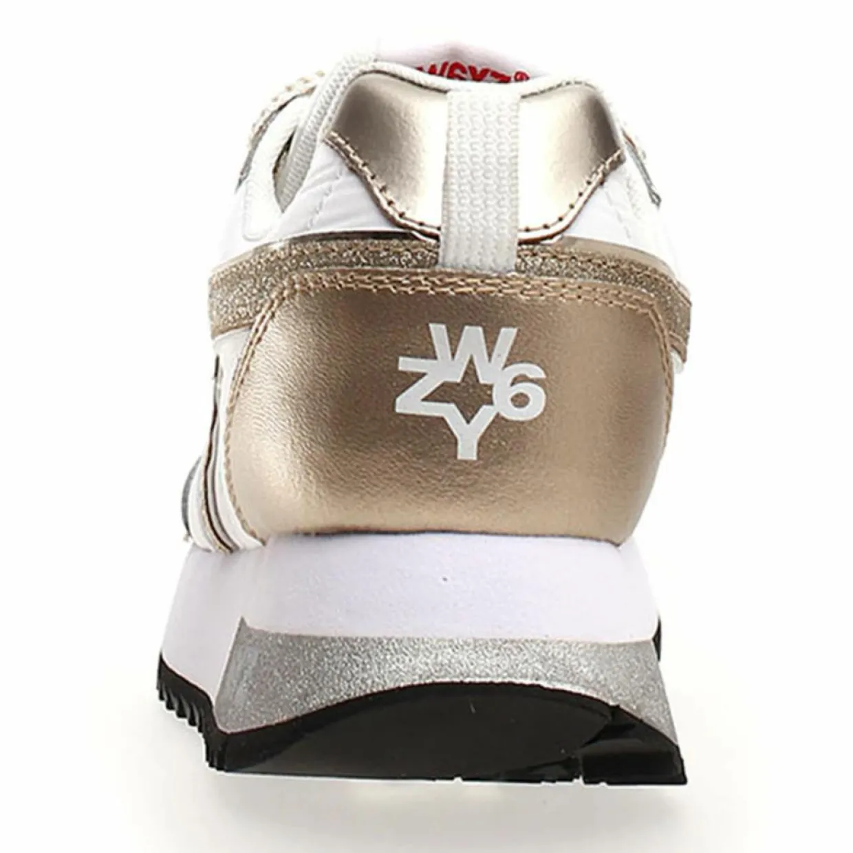 Sneakers en Cuir Kis blanc/doré-W6YZ Discount