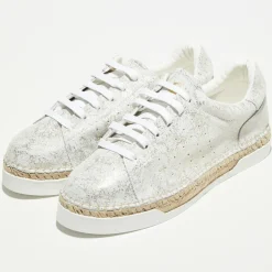 Femme Canal Saint Martin Baskets^Sneakers en Cuir Lancry marbre