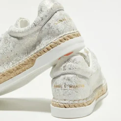 Femme Canal Saint Martin Baskets^Sneakers en Cuir Lancry marbre