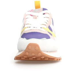Femme W6YZ Baskets^Sneakers en Cuir Loop argentées