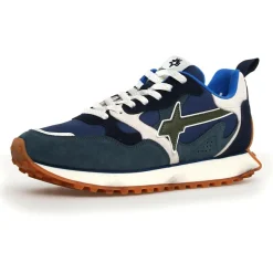 Sneakers en Cuir Loop bleues-W6YZ Sale