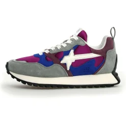 Femme W6YZ Baskets^Sneakers en Cuir Loop bleues