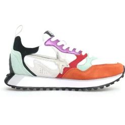 Sneakers en Cuir Loop orange-W6YZ Outlet