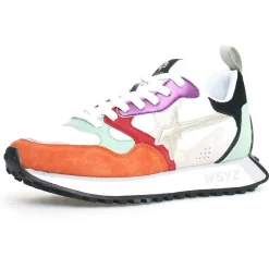 Sneakers en Cuir Loop orange-W6YZ Outlet