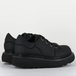 Femme Premiata Baskets^Sneakers en Cuir M6610 noires - Talon : 10.5cm
