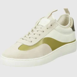 Sneakers en Cuir Maora blanc/vert/doré-Scotch & Soda Best