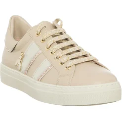 Femme Patrizia Pepe Baskets^Sneakers en Cuir Peno beiges