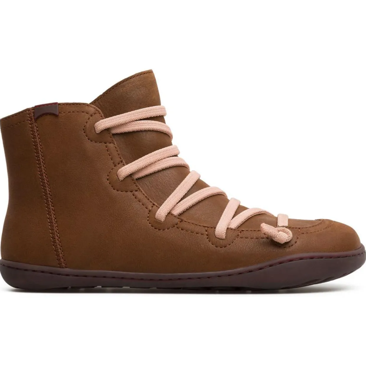 Femme Camper Baskets^Sneakers en Cuir Peu marron