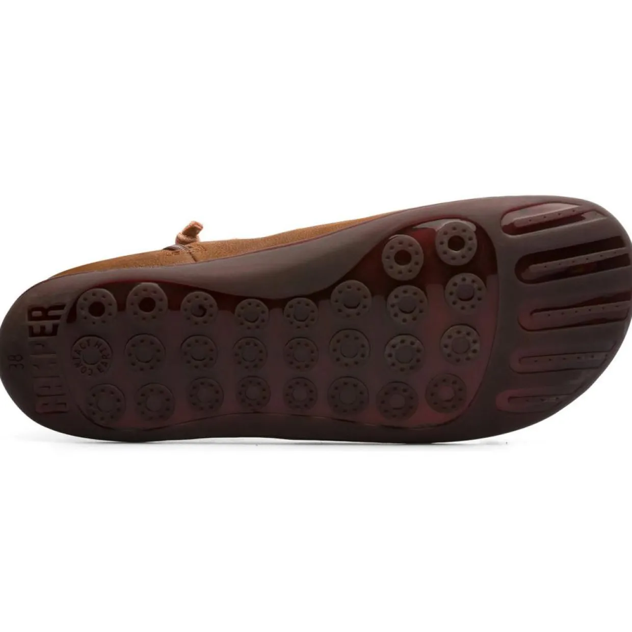 Femme Camper Baskets^Sneakers en Cuir Peu marron