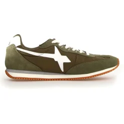 Sneakers en Cuir Samoa kaki-W6YZ Clearance