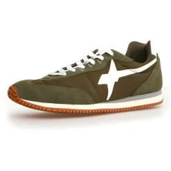 Sneakers en Cuir Samoa kaki-W6YZ Clearance