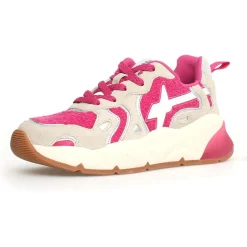 Femme W6YZ Baskets^Sneakers en Cuir Sarah beiges