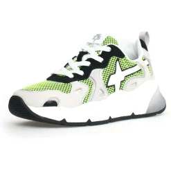 Sneakers en Cuir Sarah grises-W6YZ Outlet