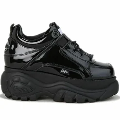 Sneakers en Cuir Verni noires-Buffalo New