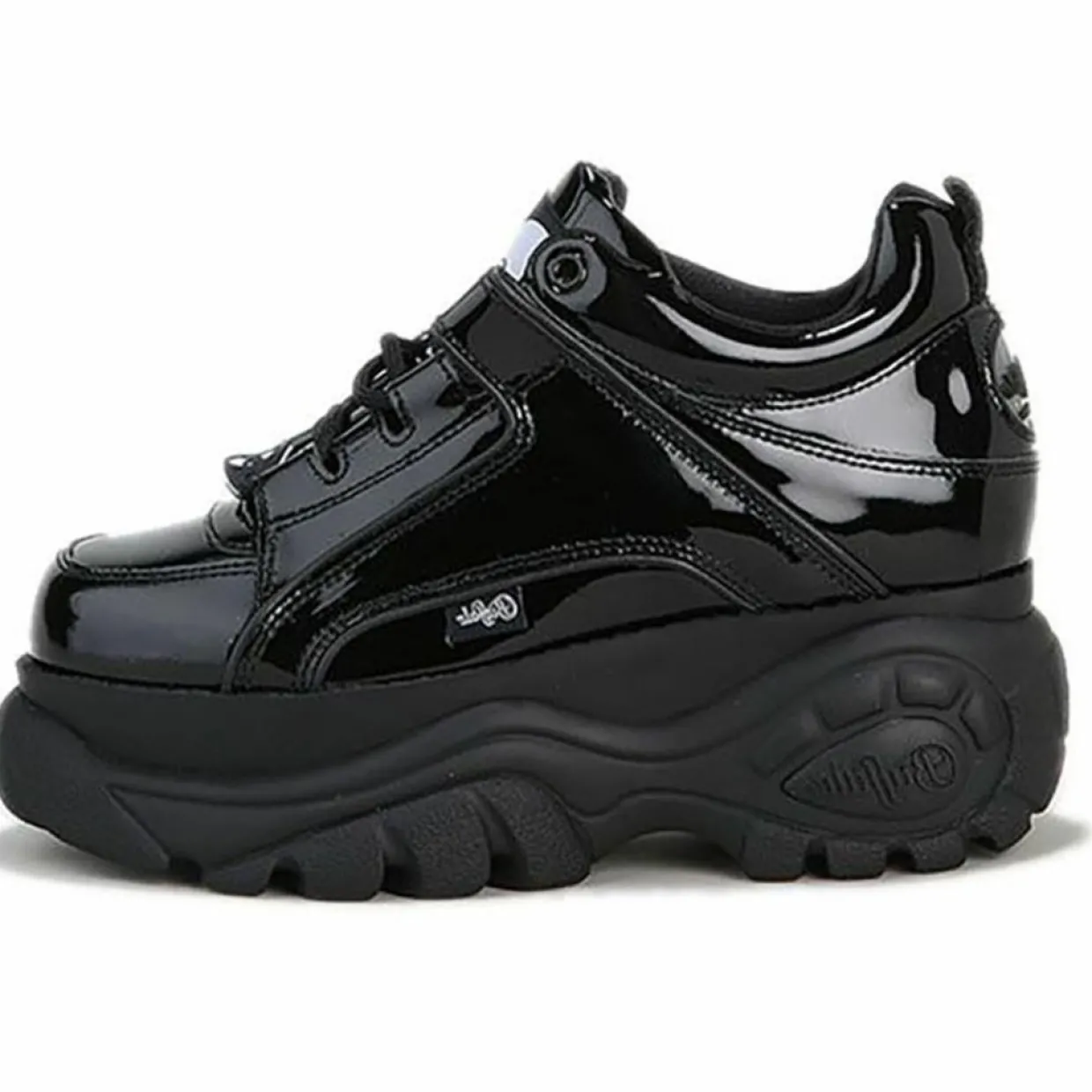Sneakers en Cuir Verni noires-Buffalo New