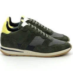 Sneakers en Cuir Vida kaki-Piola Outlet