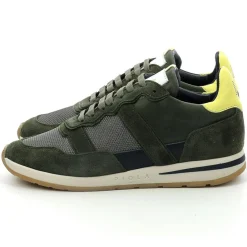 Sneakers en Cuir Vida kaki-Piola Outlet