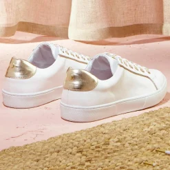 Femme Cosmoparis Baskets^Sneakers en Cuir Vivea blanches