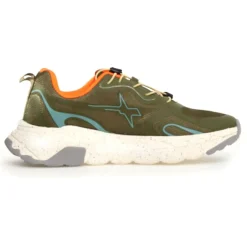 Homme W6YZ Baskets^Sneakers en Cuir Will kaki