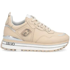 Sneakers en Cuir Wilow beiges-Liu-Jo Discount