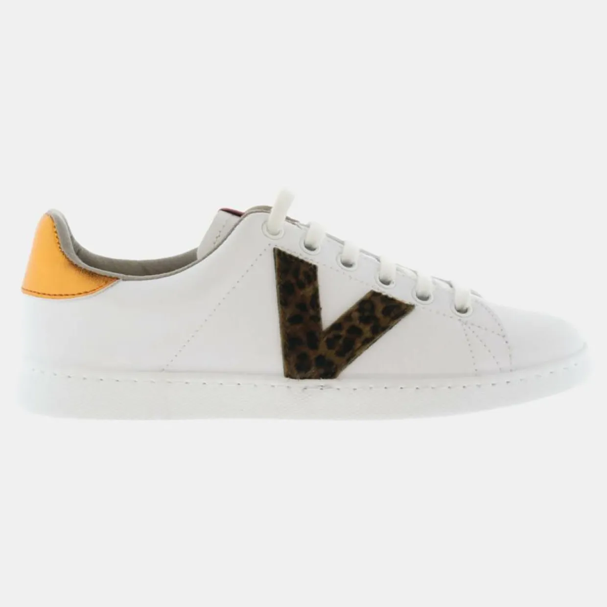 Sneakers en Cuir WW blanc/doré-Victoria Clearance