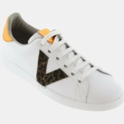 Sneakers en Cuir WW blanc/doré-Victoria Clearance