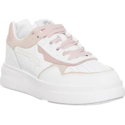 Sneakers en Cuir Xenia beiges-W6YZ Outlet