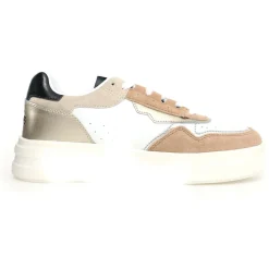 Femme W6YZ Baskets^Sneakers en Cuir Xenia blanches