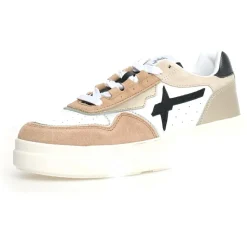 Femme W6YZ Baskets^Sneakers en Cuir Xenia blanches