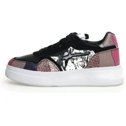 Sneakers en Cuir Xenia noires-W6YZ