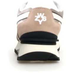 Sneakers en Cuir Yak beiges-W6YZ