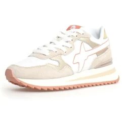 Femme W6YZ Baskets^Sneakers en Cuir Yak beiges