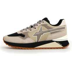 Sneakers en Cuir Yak beiges-W6YZ Discount