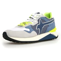 Sneakers en Cuir Yak blanches-W6YZ Online