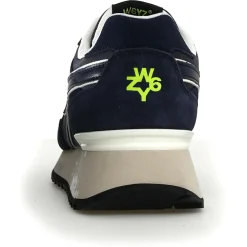 Sneakers en Cuir Yak bleu marine-W6YZ Sale