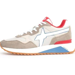 Sneakers en Cuir Yak grises-W6YZ Sale