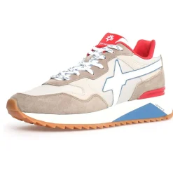 Sneakers en Cuir Yak grises-W6YZ Sale