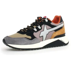 Homme W6YZ Baskets^Sneakers en Cuir Yak grises