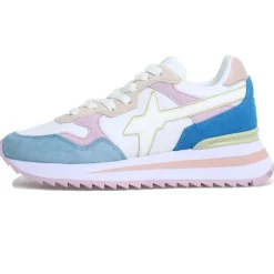 Femme W6YZ Baskets^Sneakers en Cuir Yak grises