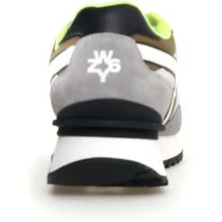 Sneakers en Cuir Yak grises-W6YZ Discount