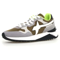 Sneakers en Cuir Yak grises-W6YZ Discount
