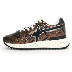 Femme W6YZ Baskets^Sneakers en Cuir Yak noires