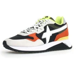 Homme W6YZ Baskets^Sneakers en Cuir Yak noires
