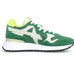 Homme W6YZ Baskets^Sneakers en Cuir Yak vertes
