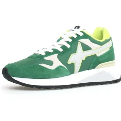 Homme W6YZ Baskets^Sneakers en Cuir Yak vertes