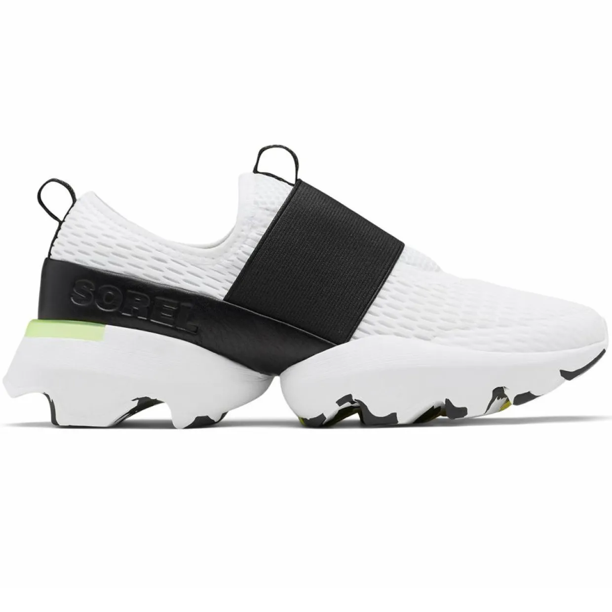 Femme Sorel Baskets^Sneakers en Maille & Cuir Kinetic™ Impact blanches