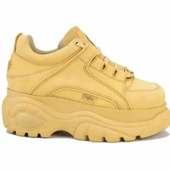 Femme Buffalo Baskets^Sneakers en Nubuck beiges