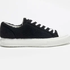Femme Stuart Weitzman Baskets^Sneakers en Peau de Mouton Ollie Chill noires